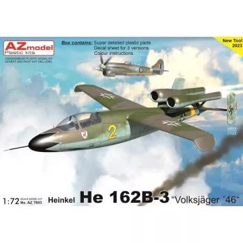 AZ Model - 1/72 Heinkel He 162B-3 "Volksjäger 46"