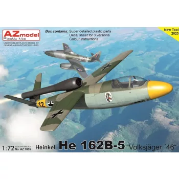 AZ Model - 1/72 Heinkel He 162B-5 "Volksjäger 46"
