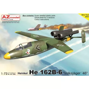 AZ Model - 1/72 Heinkel He 162B-6 "Volksjäger 46"