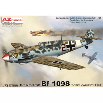 AZ Model - 1/72 Bf 109S "Kampf-Zweisitzer Emil"