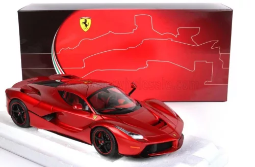Bbr-Models - FERRARI LAFERRARI 2013 - PERSONAL CAR LEWIS HAMILTON RED MET
