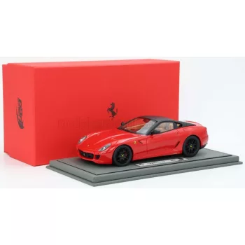   Bbr-Models - FERRARI 599 GTB FIORANO 2007 - F1 GEAR BOX - CAMBIO F1 - CON VETRINA - WITH SHOWCASE ROSSO CORSA - RED BLACK