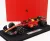 Bbr-Models - FERRARI F1  SF-23 TEAM SCUDERIA FERRARI N 55 POLE POSITION 3rd MONZA ITALY GP 2023 CARLOS SAINZ - CON VETRINA - WITH SHOWCASE RED BLACK YELLOW
