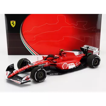   Bbr-Models - FERRARI F1  SF-23 TEAM SCUDERIA FERRARI N 55 LAS VEGAS USA GP 2023 CARLOS SAINZ RED WHITE BLACK