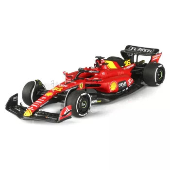   Bbr-Models - FERRARI F1  SF-23 TEAM SCUDERIA FERRARI N 16 4th MONZA ITALY GP 2023 CHARLES LECLERC RED BLACK YELLOW