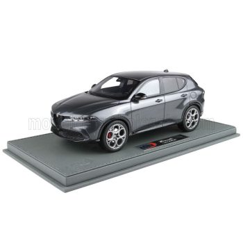   Bbr-Models - ALFA ROMEO TONALE VELOCE PLUG-IN HYBRID 2023 - CON VETRINA - WITH SHOWCASE GRIGIO VESUVIO - GREY MET