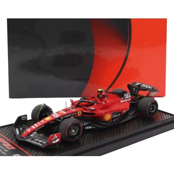  Bbr-Models - FERRARI F1  SF-23 TEAM SCUDERIA FERRARI N 55 4th BAHRAIN GP 2023 CARLOS SAINZ RED BLACK