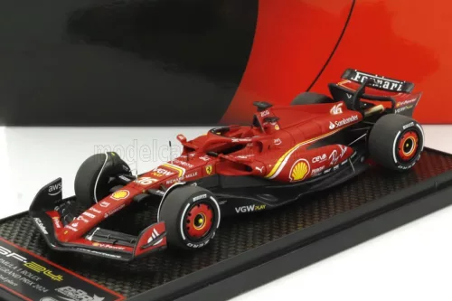 Bbr-Models - FERRARI F1  SF-24 TEAM SCUDERIA FERRARI N 16 AUSTRALIAN GP 2024 CHARLES LECLERC RED BLACK