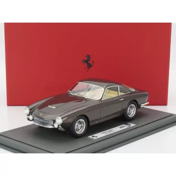   Bbr-Models - FERRARI 250 GT LUSSO s/n4891GT COUPE 1963 - PERSONAL CAR STEVE McQUEEN - CON VETRINA - WITH SHOWCASE BROWN MET