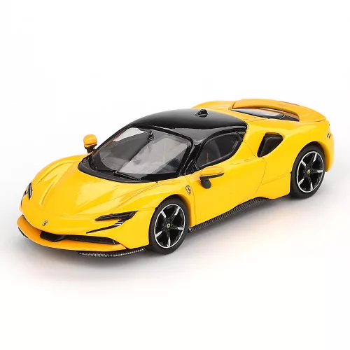 Bbr-Models - 1:64 Ferrari SF90, Giallo Modena Yellow, 2024