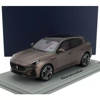   Bbr-Models - MASERATI GRECALE FOLGORE SUV 2022 - CON VETRINA - WITH SHOWCASE RAME FOLGORE - MATT COPPER