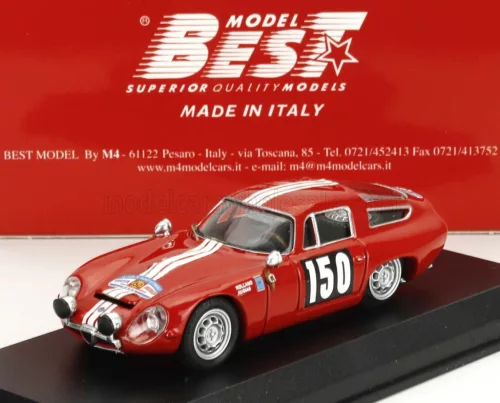 Best-Model - ALFA ROMEO GIULIA TZ N 150 TOUR DE FRANCE 1964 JEAN ROLLAND - GABRIEL AUGIAS RED