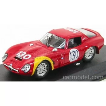   Best-Model - Alfa Romeo Tz2 N 130 Targa Florio 1966 Bianchi - Bussinello Red