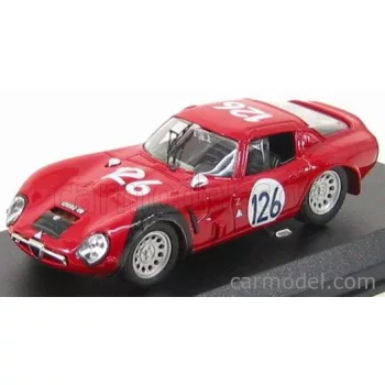   Best-Model - Alfa Romeo Tz2 N 126 Targa Florio 1966 Pinto - Todaro Red