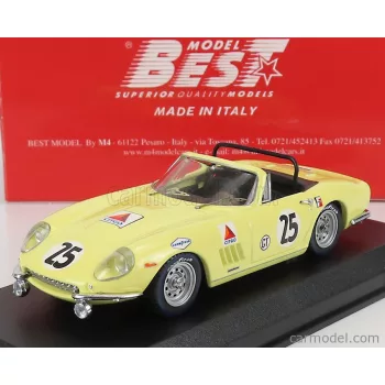   Best-Model - Ferrari 275 Gtb/4 Spider N 25 12H Sebring 1967 R.Mccluggage - F.Windridge Yellow