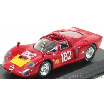   Best-Model - Alfa Romeo 33.2 Spider Targa Florio N 182 Bagh. 1968 Red