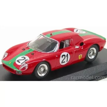   Best-Model - Ferrari 250 Lm Monza 1966 N 21 De Siebenthal Red