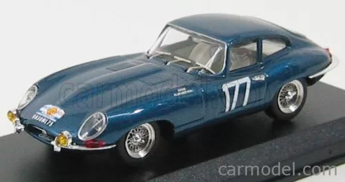 Best-Model - Jaguar E-Type Coupe N 177 Tour De France 1963 Cardi - Klukaszewski Blue Met