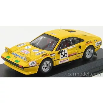   Best-Model - Ferrari 308 Gtb Gr.2 N 36 Rally Monza 1983 Facetti - Artioli Yellow