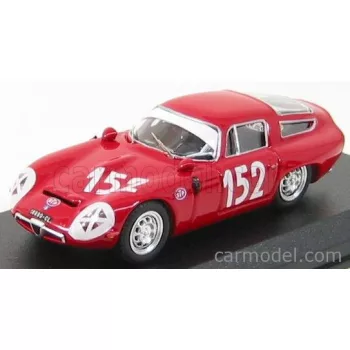   Best-Model - Alfa Romeo Tz1 N 152 Targa Florio 1970 Giugno - Sutera Red