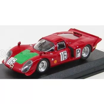   Best-Model - ALFA ROMEO 33.2 N 16 NURBURGRING 1968 GIUNTI - GALLI RED GREEN