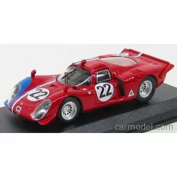   Best-Model - Alfa Romeo 33.2 N 22 Parigi 1968 Pilette - Slotemaker Red