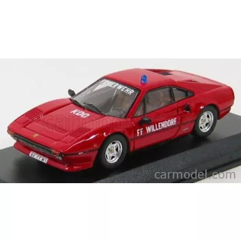   Best-Model - Ferrari 308 Gtb Coupe 1983 Feuerwehr Ff Willendorf Austria - Fire Engine Red