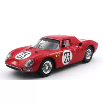   Best-Model - FERRARI 250LM 3.3L V12 TEAM EQUIPE NATIONALE BELGE N 23 24h LE MANS 1964 PIERRE DUMAY - GERARD LANGLOIS VAN OPHEM RED
