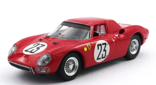 Best-Model - FERRARI 250LM 3.3L V12 TEAM EQUIPE NATIONALE BELGE N 23 24h LE MANS 1964 PIERRE DUMAY - GERARD LANGLOIS VAN OPHEM RED