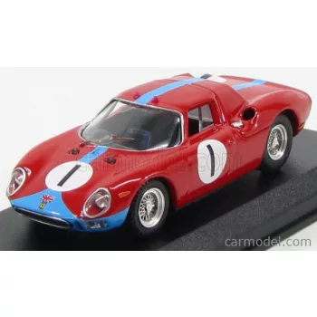   Best-Model - Ferrari 250Lm Coupe N 1 Kyalami 1964 Piper - Maggs Red Light Blue