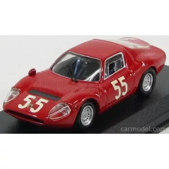   Best-Model - Fiat Abarth Ot1300 Coupe N 55 Monza 1966 Baghetti - Cella - Fischhaber - Furtmayr Red