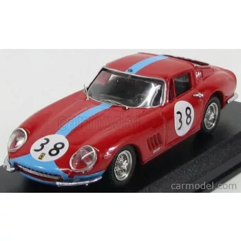   Best-Model - Ferrari 275 Gtb/4 Coupe N 38 Winner 1000Km Parigi 1966 Vestey - Gaspar Red Bluette
