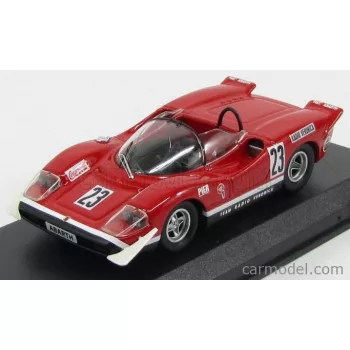   Best-Model - Fiat Abarth 2000S Spider Team Radio Veronica N 23 Silverstone 1969 E.Swart Red