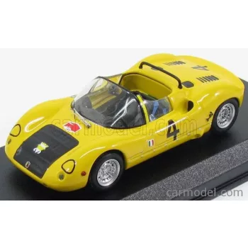   Best-Model - Fiat Abarth 1000Sp Spider N 4 Bassano-Montegrappa 1970 M.Baldo Yellow Black
