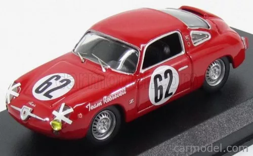 Best-Model - Fiat 750 Abarth N 62 12H Sebring 1959 Cussini - Cattini Red