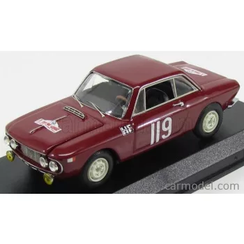   Best-Model - Lancia Fulvia Coupe 1.2 N 119 Rally Tour De Corse 1965 Cella - Gamenara Amaranto Montebello