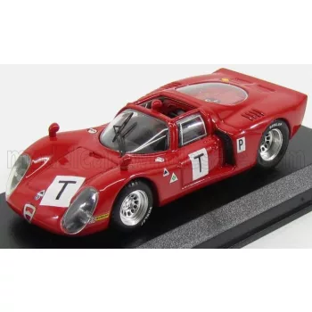   Best-Model - ALFA ROMEO 33.2 LE MANS TEST 1968 BIANCHI - ZECCOLI - GROSSELIN - TROSCH RED
