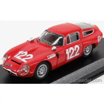   Best-Model - Alfa Romeo Tz1 Scuderia Pagaso N 122 Targa Florio 1966 Lo Piccolo - Sutera Red