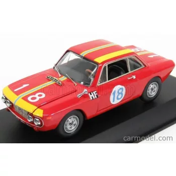   Best-Model - Lancia Fulvia Coupe 1.3 Hf N 18 Winner Class Gt 1.3 Targa Florio 1966 Cella - Marzi Red