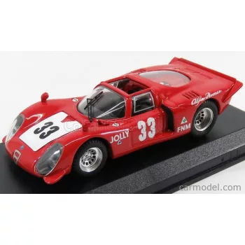   Best-Model - Alfa Romeo 33.2 N 33 Winner 3H Rio De Janeiro 1969 C.Pace Red White