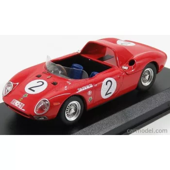   Best-Model - Ferrari 250Lm Spider N 2 Winner Class Pernis Von Tirol Innsbruck 1965 H.Walter Red