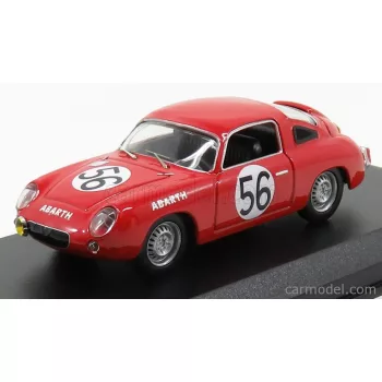   Best-Model - Fiat Abarth 700S N 56 24H Le Mans 1961 Bassi - Rigamonti Red