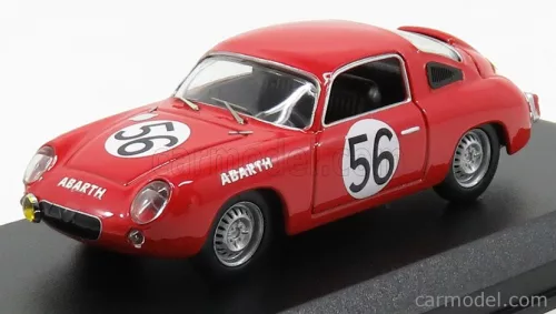 Best-Model - Fiat Abarth 700S N 56 24H Le Mans 1961 Bassi - Rigamonti Red