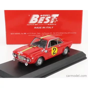   Best-Model - Lancia Fulvia 1.3 Hf Coupe N 2 Rally Montecarlo 1967 S.Munari - G.Harris Red