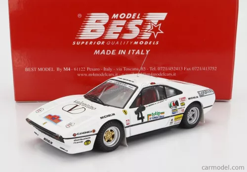 Best-Model - Ferrari 308 Gtb Gr.4 N 4 Rally D'Elba 1984 Lucky - Berro White