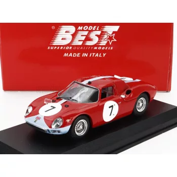   Best-Model - FERRARI 250LM 3.3L V12 N 7 WINNER 12h REIMS 1964 GRAHAM HILL - JOACHIM BONNIER RED BLUE