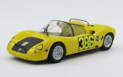 Best-Model - FIAT ABARTH 1000SP SPIDER N 386 TRIESTE OPICINA 1970 MAURO BALDI YELLOW BLACK