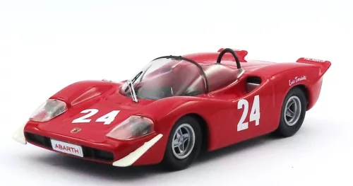 Best-Model - FIAT ABARTH 2000S N 24 PAUL RICARDS 1968 ERIS TONDELLI RED