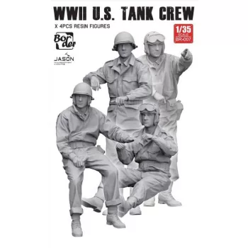 Border Model - WW2 US Tank Crew
