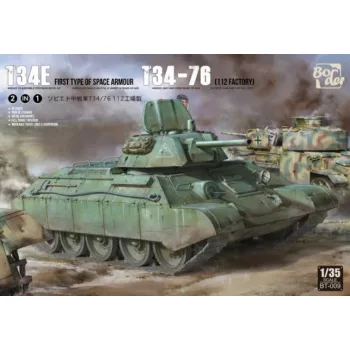 Border Model - T-34E Zusatzpanzerung T-34-76 2in1